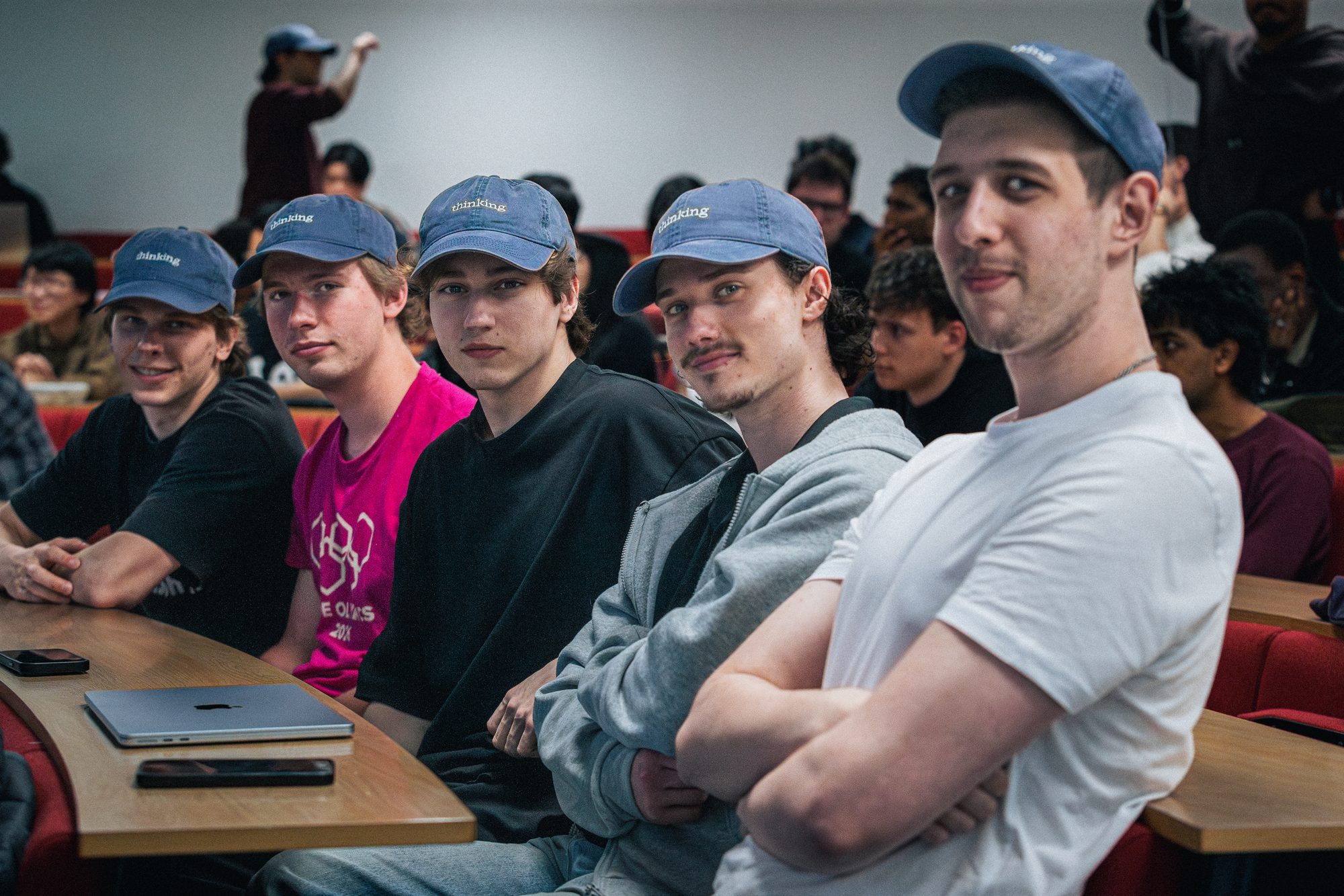 Audience watching the final presentations